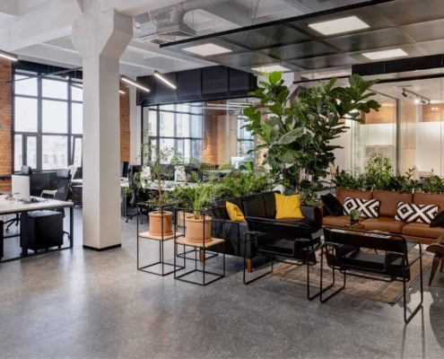 Image Of A Modernized Office Space.