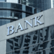 Bank building exterior