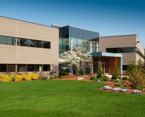 Modern Commercial Building Located In Industrial Park